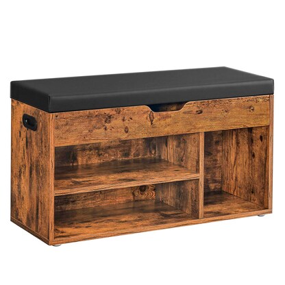 Artikelbild 19 für VASAGLE Schuhbank LHS30BX braun, schwarz Holz 80,0 cm, Artikelnummer 262299