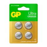 Artikelbild 1 für 4 GP Knopfzellen CR2025 3,0 V, Artikelnummer 477689