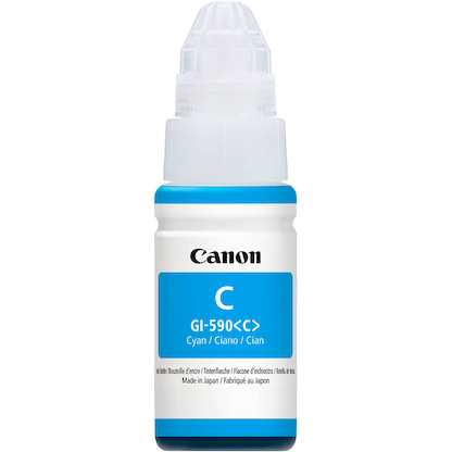 Artikelbild 7 für Canon GI-590 BK/C/M/Y schwarz, cyan, magenta, gelb Tintenflaschen, 4er-Set, Artikelnummer 336877
