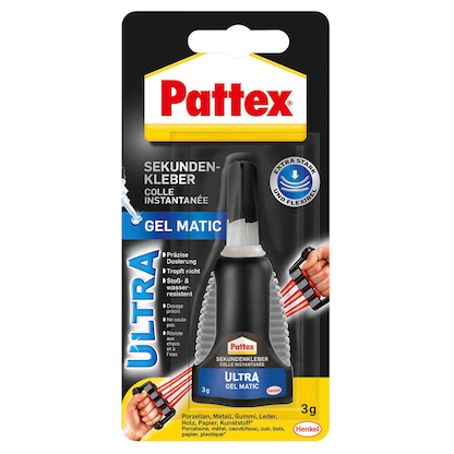 Artikelbild 8 für Pattex Ultra Gel Matic Sekundenkleber 3,0 g, Artikelnummer 103397