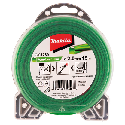 Artikelbild 3 für makita E-01769 Mähfaden 2,0 mm x 15,0 m, Artikelnummer 498225