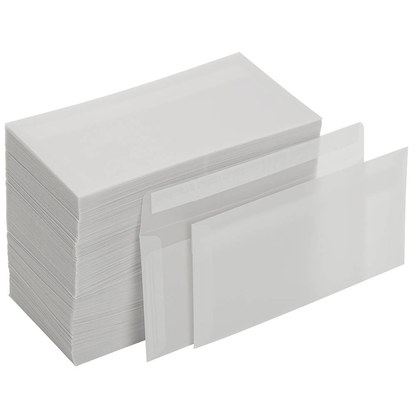 Artikelbild 5 für ÖKI Briefumschläge DIN lang ohne Fenster transparent haftklebend 500 St., Artikelnummer 507357