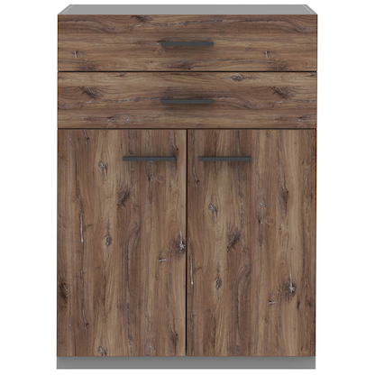 Artikelbild 9 für röhr Aktenschrank quantum, 180/D33/6120-85-R1 grau, eiche 1 Fachboden 80,0 x 41,9 x 112,5 cm, Artikelnummer 722243