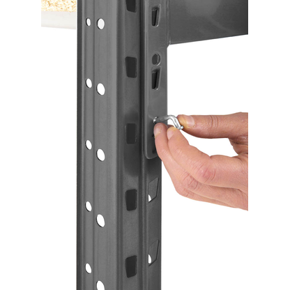 Artikelbild 7 für Manorga Schwerlastregal EPSIVOL ARZ2512804DAOM014 lichtgrau, graphitgrau 125,0 x 80,0 x 250,0 cm, Artikelnummer 884571