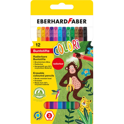 Artikelbild für EBERHARD FABER Colori Buntstifte farbsortiert, 12 St., Artikelnummer 709111