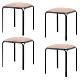 Artikelbild 1 für 4 meet powered by PAPERFLOW Hocker BISTRO TBBISX4SC.12 elfenbein Kunstleder, Artikelnummer 230056