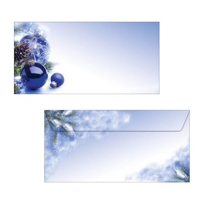 Artikelbild 4 für 50 SIGEL Weihnachtsbriefumschläge Blue Harmony DIN lang ohne Fenster, Artikelnummer 322818