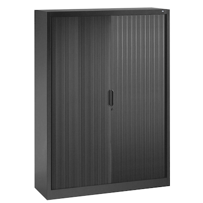 Artikelbild für CP Omnispace Rollladenschrank schwarzgrau 3 Fachböden 120,0 x 42,0 x 166,0 cm, Artikelnummer 918219