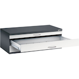 Artikelbild 1 für CP 7100 Planschrank schwarzgrau, lichtgrau 3 Schubladen 110,0 x 76,5 x 42,0 cm, Artikelnummer 682380