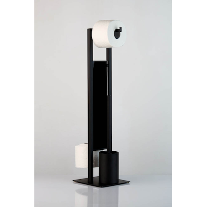 Artikelbild 4 für WENKO WC-Garnitur Rivalta schwarz matt Holz, Artikelnummer 530711