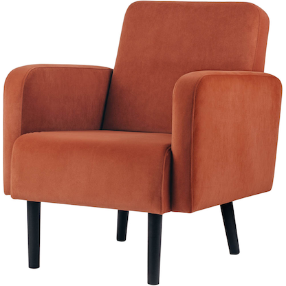Artikelbild 2 für meet powered by PAPERFLOW Sessel LISBOA rost schwarz Stoff, 1 St., Artikelnummer 851111