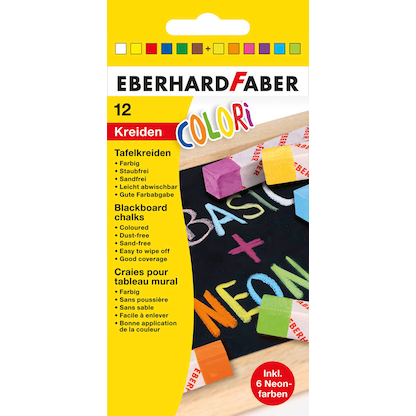 Artikelbild 11 für EBERHARD FABER Colori Kreide farbsortiert 12 St., Artikelnummer 708997