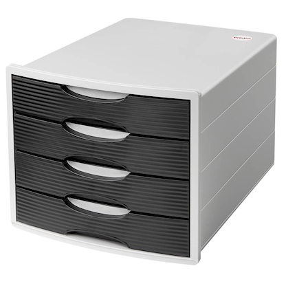 Artikelbild 3 für AKTION: office discount Schubladenbox schwarz, DIN A4 mit 4 Schubladen + GRATIS Lambertz Compliments Gebäck 500,0 g, Artikelnummer 955672