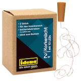 Artikelbild 1 für 2 Idena Korken LED Lichterketten gold 90,0 cm, Artikelnummer 105146