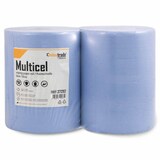 Artikelbild 1 für 2 Industrade® Putztuchrollen Multicel 2-lagig blau, 1.000 Blätter, Artikelnummer 242006