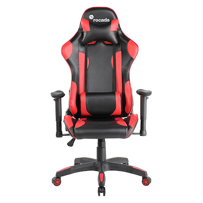 Artikelbild 2 für rocada Gaming Stuhl PROFESSIONAL, R914225 Kunstleder rot, Artikelnummer 606396