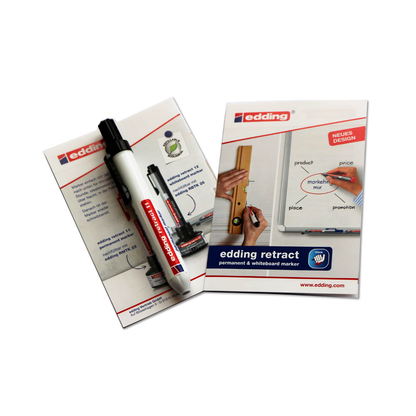 Artikelbild 5 für edding retract 11 Permanentmarker schwarz 1,5 - 3,0 mm, 1 St., Artikelnummer 475994