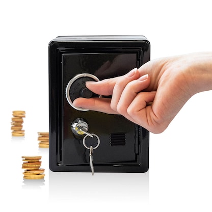 Artikelbild 3 für Idena Spardose Spartresor schwarz, Artikelnummer 141026