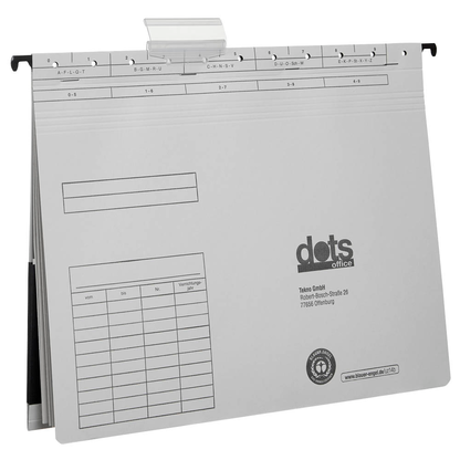Artikelbild 2 für AKTION: 10 dots Personalhefter Karton lichtgrau 4 x kaufmännische Heftung, Artikelnummer 389585