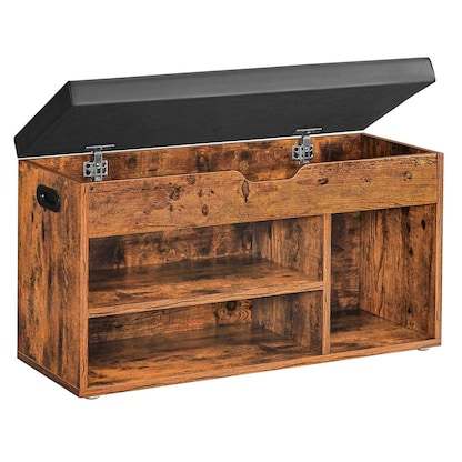 Artikelbild 3 für VASAGLE Schuhbank LHS30BX braun, schwarz Holz 80,0 cm, Artikelnummer 262299