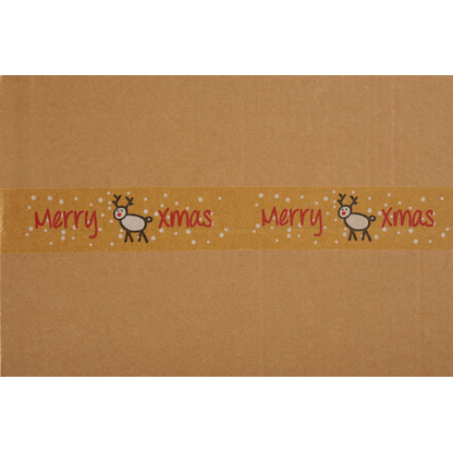 Artikelbild 2 für WIHEDÜ Packband Ökopack Motivdruck X-Mas braun 50,0 mm x 25,0 m 1 Rolle, Artikelnummer 635512