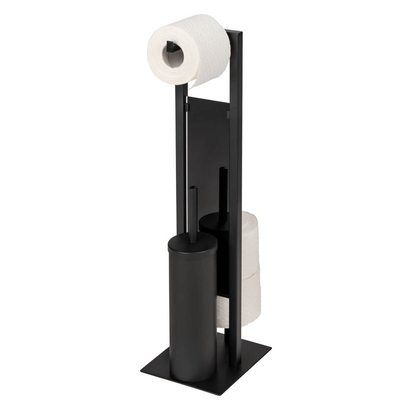 Artikelbild 2 für WENKO WC-Garnitur Rivalta schwarz Metall, Artikelnummer 814774