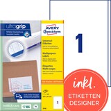 Artikelbild 1 für 100 AVERY Zweckform Etiketten 3418 weiß 200,0 x 297,0 mm, Artikelnummer 636597