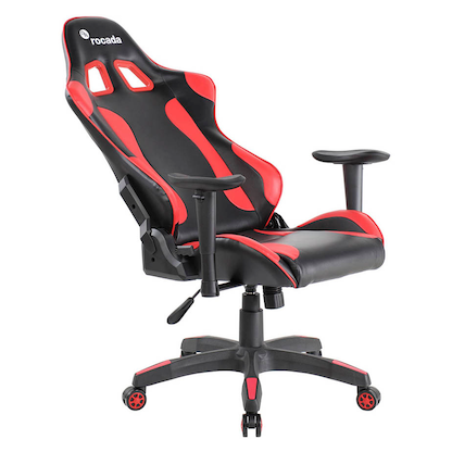 Artikelbild 4 für rocada Gaming Stuhl PROFESSIONAL, R914225 Kunstleder rot, Artikelnummer 606396