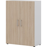 Artikelbild 1 für röhr Aktenschrank direct.office, 859S331000 sonoma-eiche, weiß 2 Fachböden 80,0 x 33,5 x 107,2 cm, Artikelnummer 461025