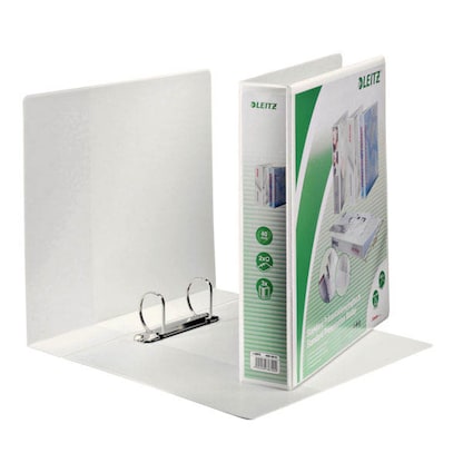 Artikelbild für AKTION: LEITZ Präsentationsringbücher 2-Ringe weiß 6,3 cm DIN A4, 4 St. mit Prämie nach Registrierung, Artikelnummer 596049