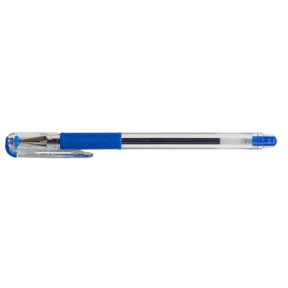 Artikelbild 3 für Pentel K116 Gelschreiber blau/transparent 0,3 mm, Schreibfarbe: blau, 12 St., Artikelnummer 489690