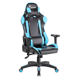 Artikelbild 1 für rocada Gaming Stuhl PROFESSIONAL, R914335 Kunstleder blau, Artikelnummer 606409