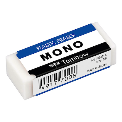 Artikelbild 9 für Tombow Radiergummi MONO XS weiß, 1 St., Artikelnummer 399182