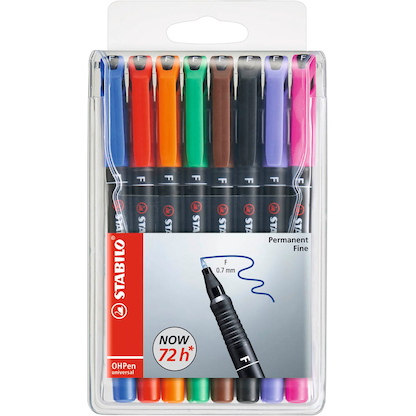 Artikelbild 19 für STABILO OHPen Folienstifte-Set farbsortiert permanent 8 St., Artikelnummer 155113