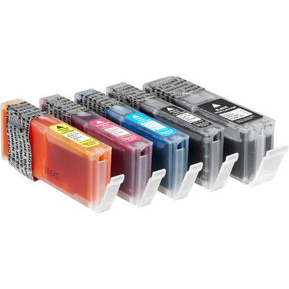 Artikelbild 4 für office discount schwarz, cyan, magenta, gelb Druckerpatronen kompatibel zu Canon PGI-550 XL BK, CLI-551 XL BK/C/M/Y, Artikelnummer 321195