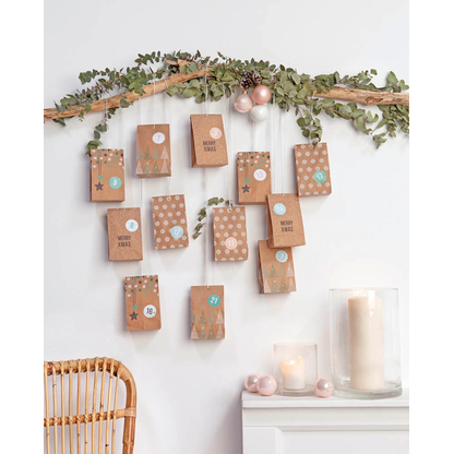Artikelbild 13 für folia Adventskalender NATURE mehrfarbig, Artikelnummer 607395
