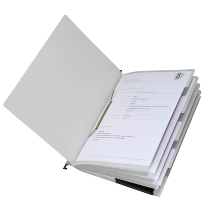 Artikelbild 9 für AKTION: 10 dots Personalhefter Karton lichtgrau 4 x kaufmännische Heftung, Artikelnummer 389585