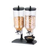 Artikelbild 1 für APS Müslispender Duo Fresh & Easy schwarz 2 x 4,5 l, Artikelnummer 266639