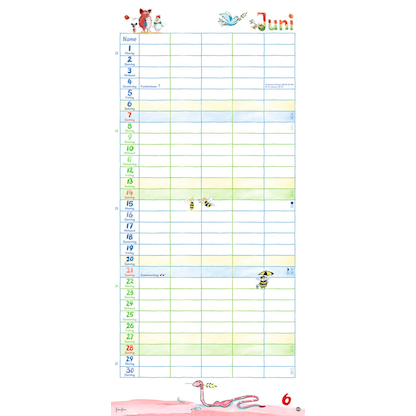 Artikelbild 7 für Heye Familienkalender Helme Heine 2026, Artikelnummer 551547