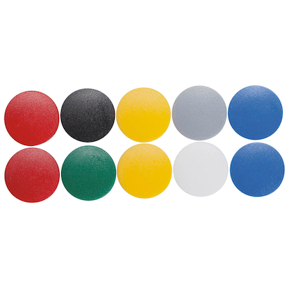 Artikelbild 9 für MAUL Magnete farbsortiert, Kunststoff Ø 2,0 cm, 10 St., Artikelnummer 643068