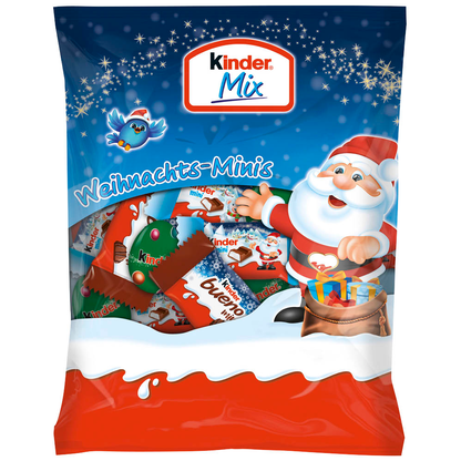 Artikelbild für kinder Mix Beutel Weihnachts-Minis Schokolade 25 St./153,0 g, Artikelnummer 103228