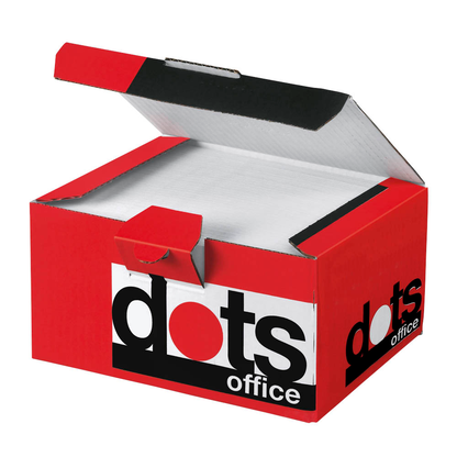 Artikelbild 2 für dots Briefumschläge DIN lang ohne Fenster weiß haftklebend 250 St., Artikelnummer 118133