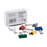 Artikelbild 1 für 12 MAUL Foldbackklammern farbsortiert 1,9 cm, Artikelnummer 958710