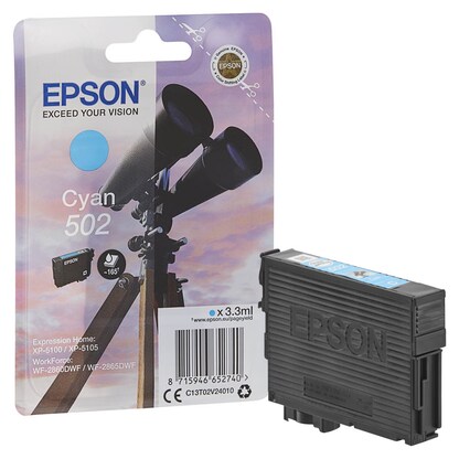 Artikelbild 4 für EPSON 502/T02V24 cyan Druckerpatrone, Artikelnummer 510805