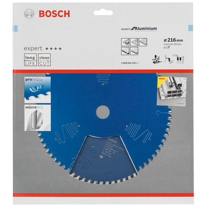 Artikelbild 2 für AKTION: BOSCH EXPERT for Aluminium Kreissägeblatt 216,0 mm, 64 Zähne mit Prämie nach Registrierung, Artikelnummer 453874