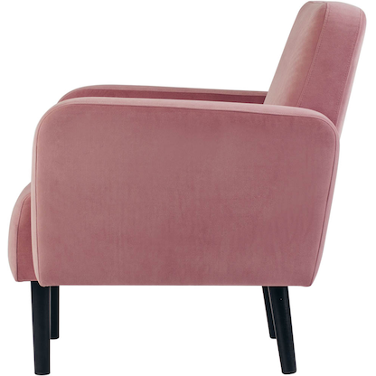 Artikelbild 3 für meet powered by PAPERFLOW Sessel LISBOA rosa schwarz Stoff, 1 St., Artikelnummer 851073