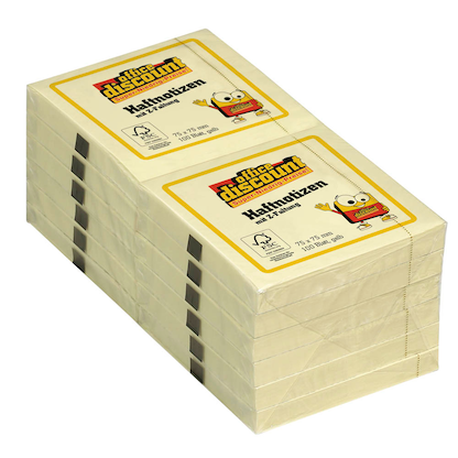 Artikelbild 7 für office discount Z-Faltung Haftnotizen R 330 gelb, 12 Blöcke, Artikelnummer 238129