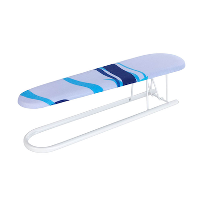 Artikelbild für WENKO Ärmelbügelbrett hellblau/weiß, Artikelnummer 974741