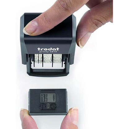 Artikelbild 3 für trodat Datumstempel printy-dater 4810 selbstfärbend schwarz, 1 St., Artikelnummer 499558