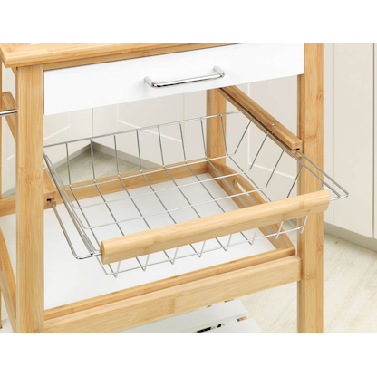 Artikelbild 8 für WENKO Servierwagen Finja Bambus 49,0 x 38,0 x 81,0 cm, Artikelnummer 810873